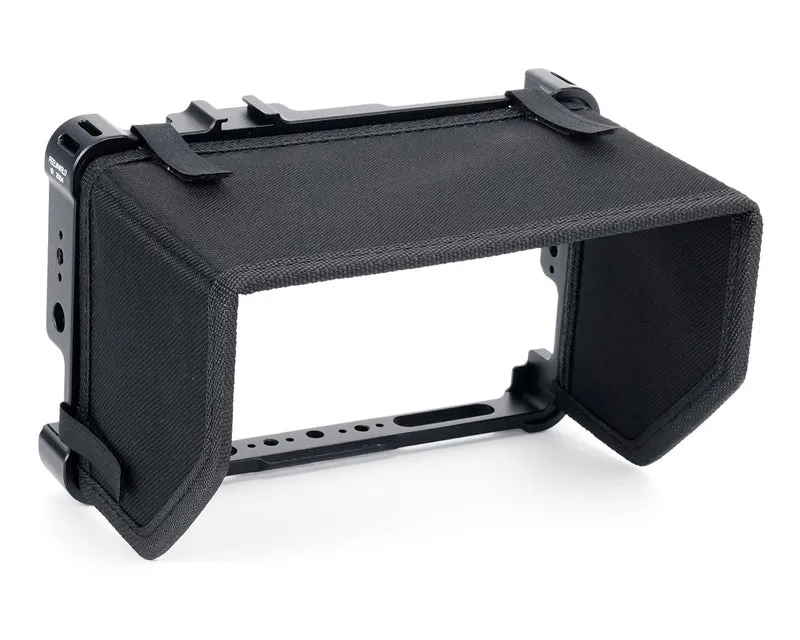 Kit de cage FEELWORLD pour moniteur de terrain S7 avec plusieurs interfaces d'extension et pare-soleil, entièrement en alliage d'aluminium - 2004