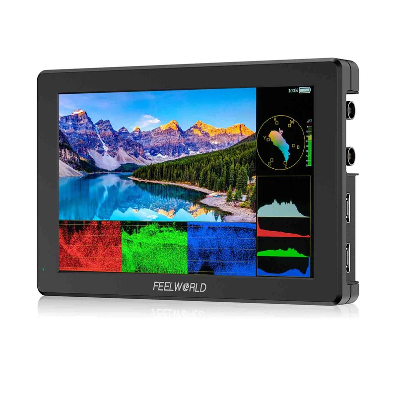 Moniteur de terrain FEELWORLD T7S PRO 7 pouces 2000 nits en aluminium pour appareils photo reflex numériques, ultra lumineux, 3G SDI, 4K HDMI, 60