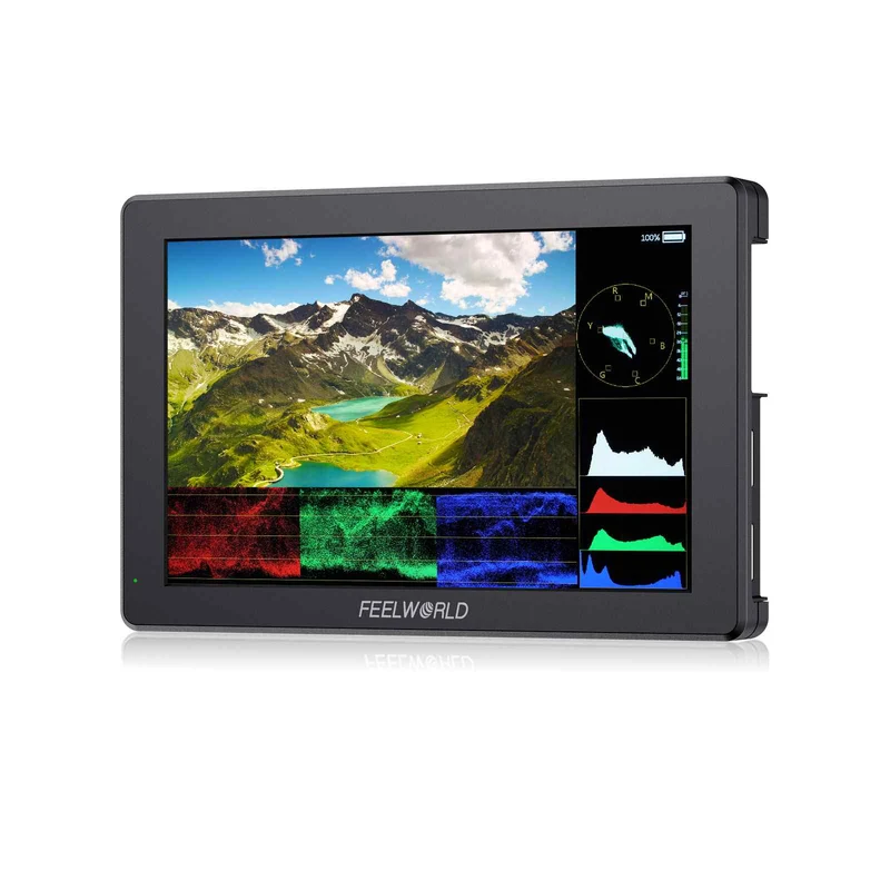 Moniteur de terrain FEELWORLD T7 PRO 7 pouces 2000 nits en aluminium pour appareils photo reflex numériques, ultra lumineux 4K HDMI 60