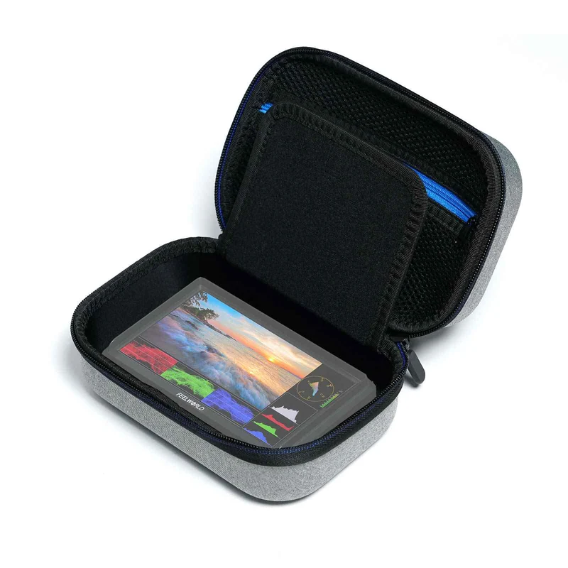 Étui de transport FEELWORLD compatible avec les appareils photo reflex numériques de 5 à 6 pouces