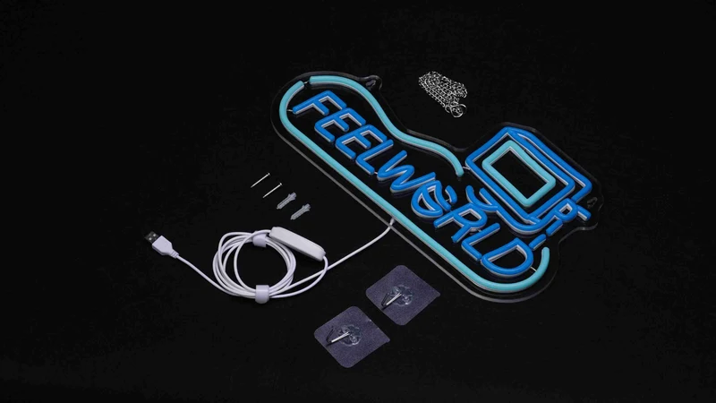 FEELWORLD Neon Glow Lights Néon flashy pour votre espace