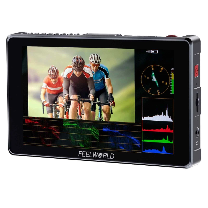 Moniteur de terrain de caméra FEELWORLD S7 7 pouces 12G SDI HDMI2.0 avec écran tactile haute luminosité 1600 nit