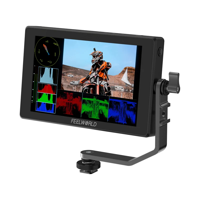 FEELWORLD SH7 Moniteur de 7 pouces ultra lumineux 2200nit sur caméra SDI HDMI Conversion croisée