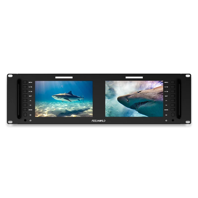 FEELWORLD D71 PLUS-H Moniteur à montage en rack HDMI 7 pouces 3RU avec forme d'onde et LUT