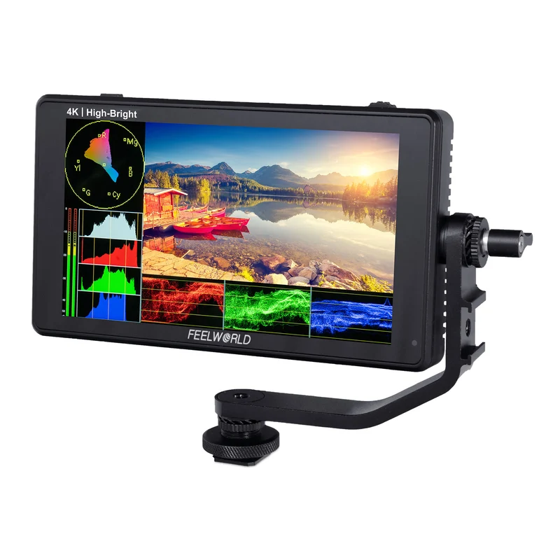 FEELWORLD LUT6E Moniteur de champ pour caméra DSLR à écran tactile haute luminosité de 6 pouces 1600nit