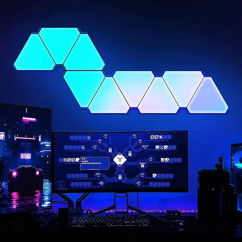 Panneau LED Triangulaire