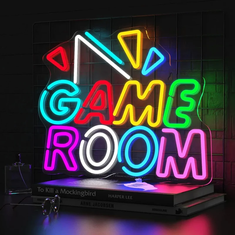 Néon Mural - Game Room