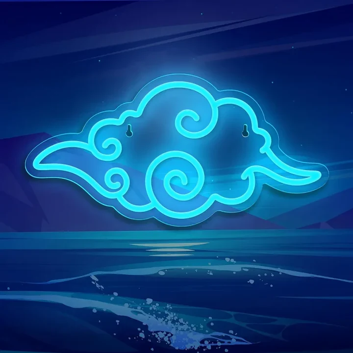 Néon Nuage - Naruto Logo