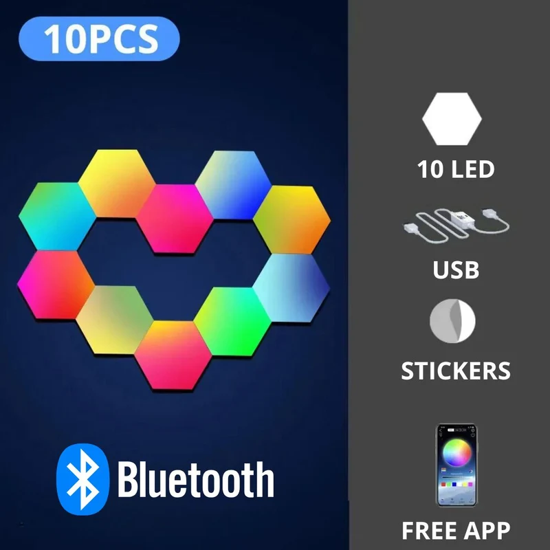Panneau LED Hexagonal