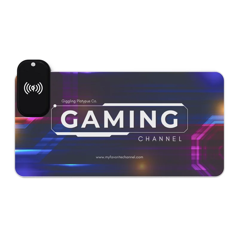 Tapis de Souris Personnalisé - RGB recharge induction sans fil