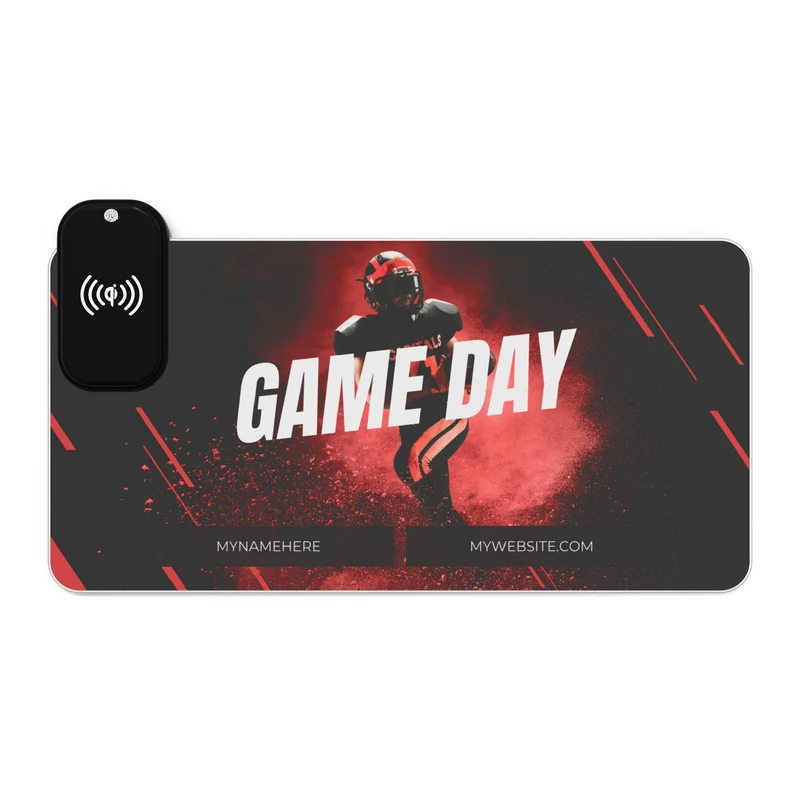 Tapis de Souris Personnalisé - RGB recharge induction sans fil