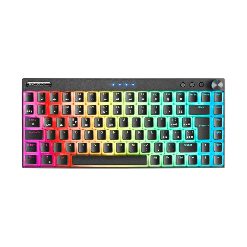 Clavier Mecanique RGB Bluetooth avec Molette