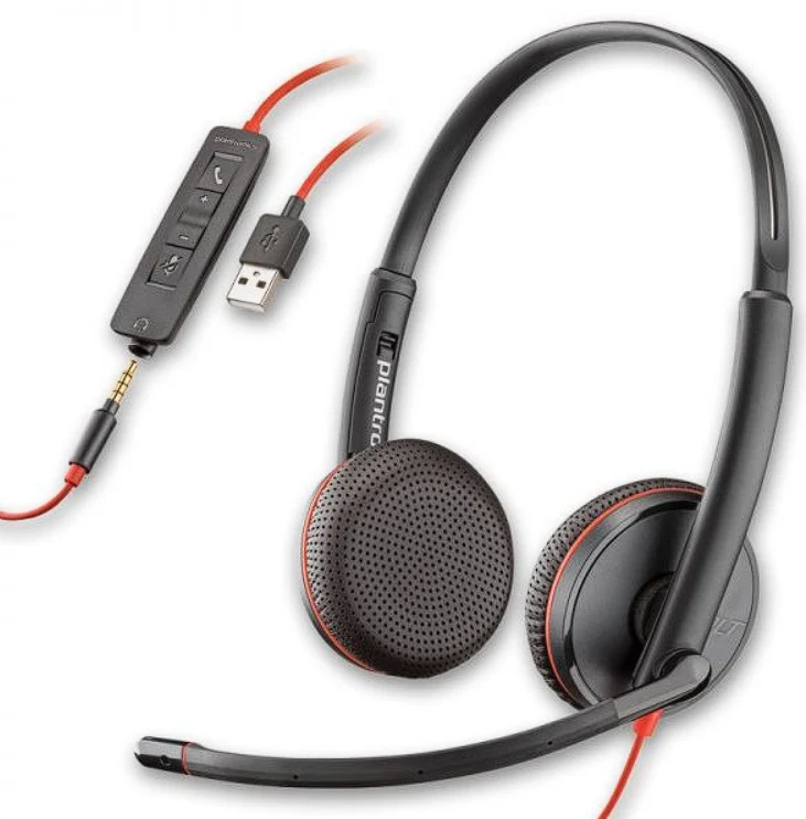 Casque audio Plantronics Blackwire 3225 USB