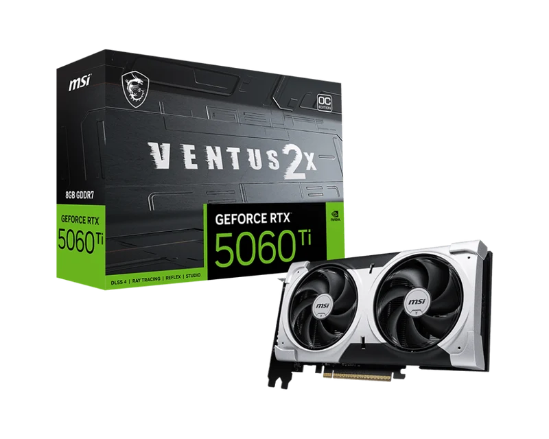 MSI GeForce RTX 5060 Ti 8G VENTUS 2X OC PLUS