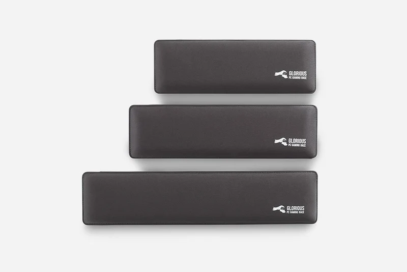 Glorious Padded Keyboard Wrist Rest – Limited Edition - Gray