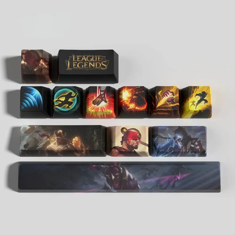 Keycaps Lee Sin League of Legends – des repères pour frapper sans regarder