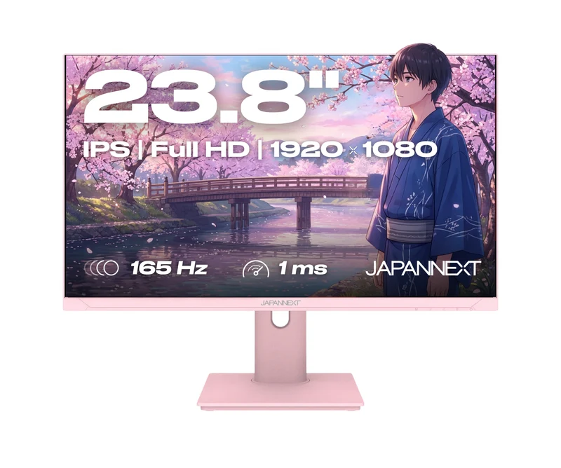 Écran PC Gaming | 23,8" | IPS | Full HD | 165Hz | Pastel Rose