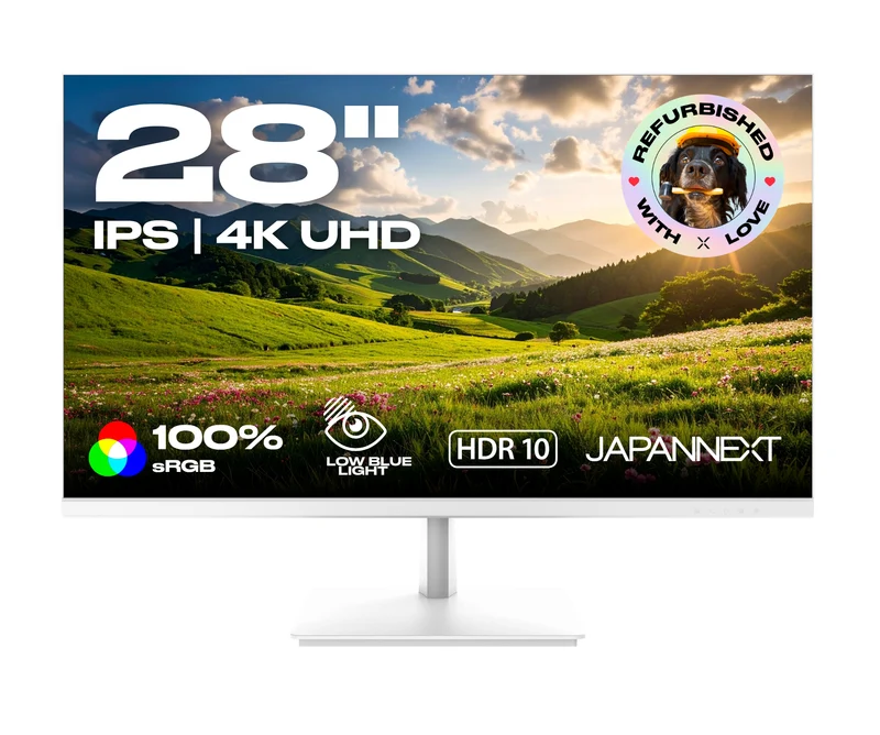 Écran PC Bureautique | 28" | IPS | 4K UHD | Blanc (Reconditionné)