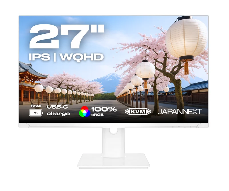 Écran PC Bureautique | 27" | 2K WQHD | Blanc