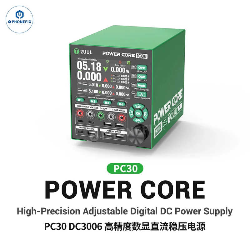 Alimentation CC numérique réglable 2UUL PC30 DC3006 180 W 30 V 6 A