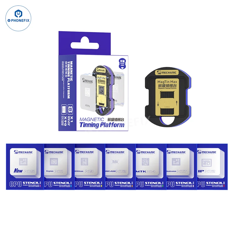 Plateforme de reballage magnétique MECAHNIC MagTin Max pour iPhone et Android