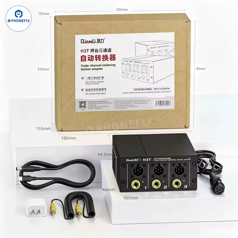 Adaptateur d'extension pour station de soudage à trois canaux Qianli H3T