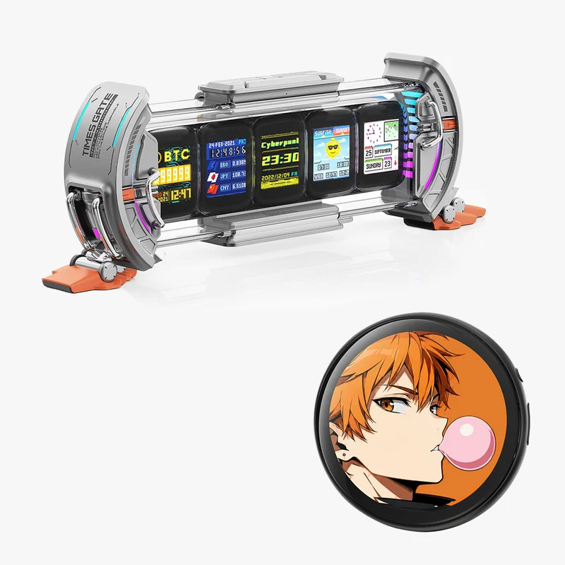 Divoom Emodo Pixel Badge + Times Gate Bundle