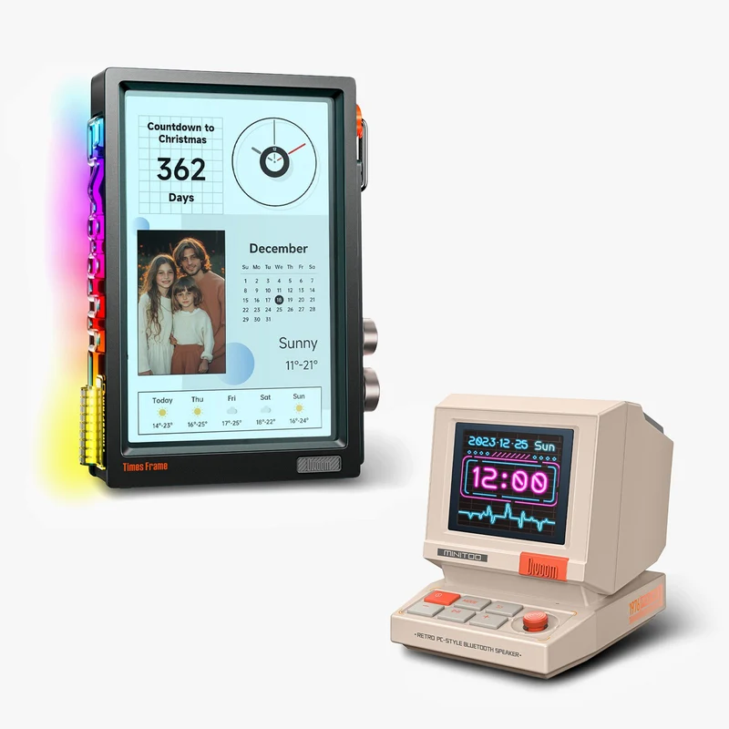 Divoom Times Frame + MiniToo Summer Pixel Display Bundle