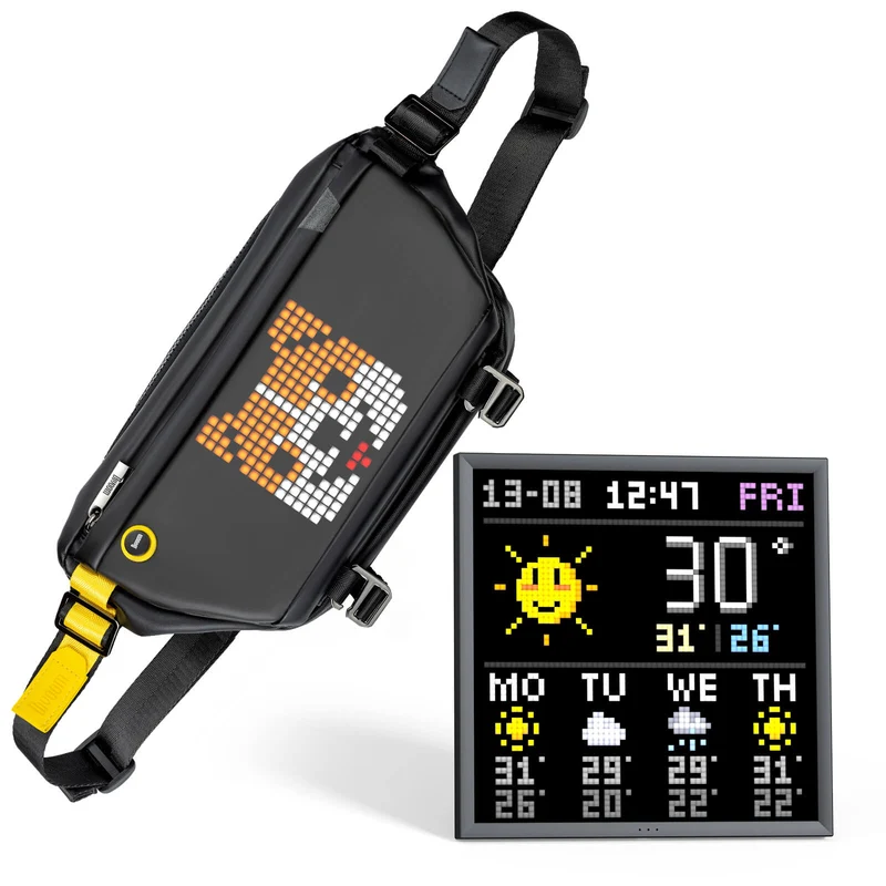 Divoom Pixoo64Ⅱ & Pixel Sling Bag LED Display Bundle