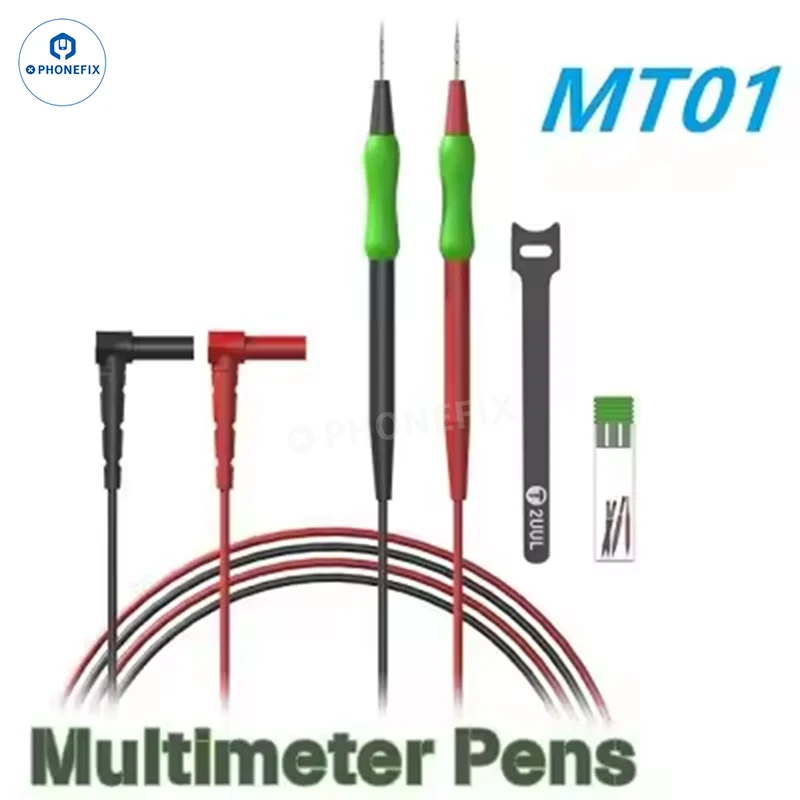 Sondes de test multimètres à pointe fine 2UUL MT01 MT02 pour la réparation de circuits imprimés