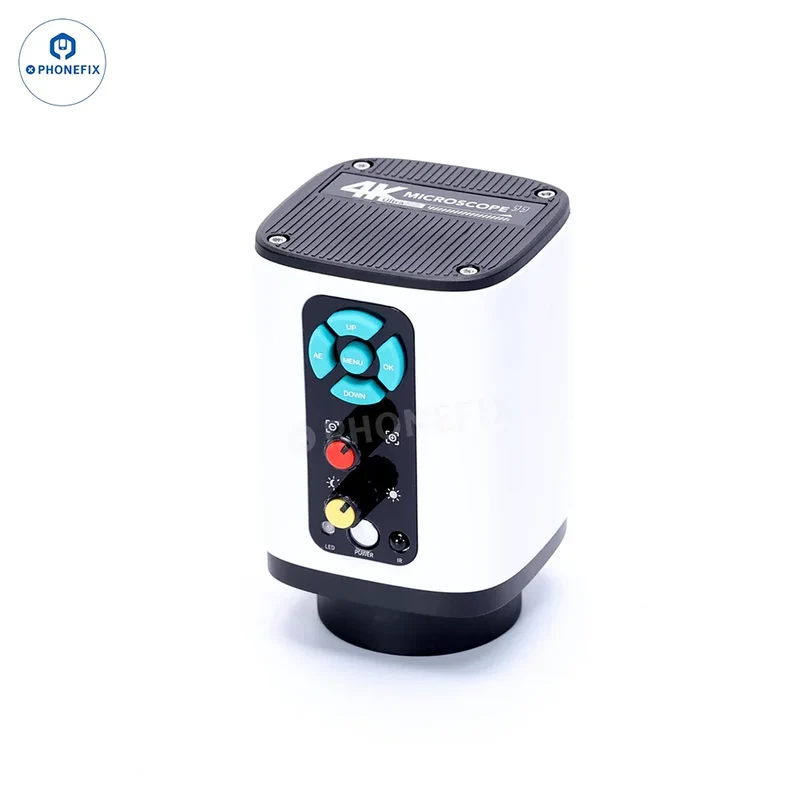 Caméra de microscope 4K Ultra HD avec lentille intégrée pour la réparation de téléphones