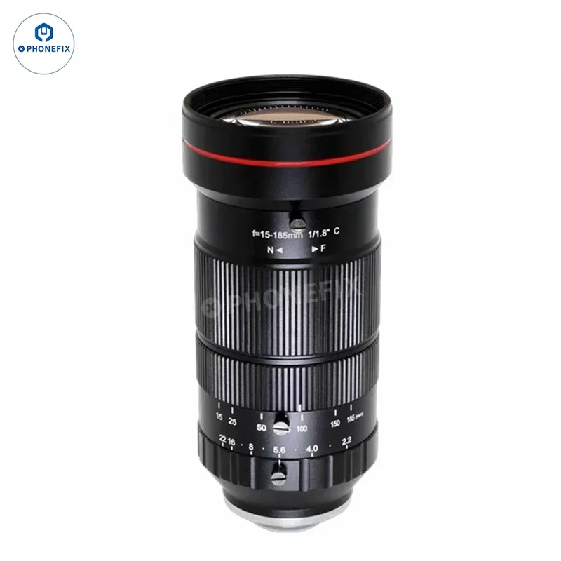 Objectif industriel CS 15-185 mm à monture C pour la diffusion en direct