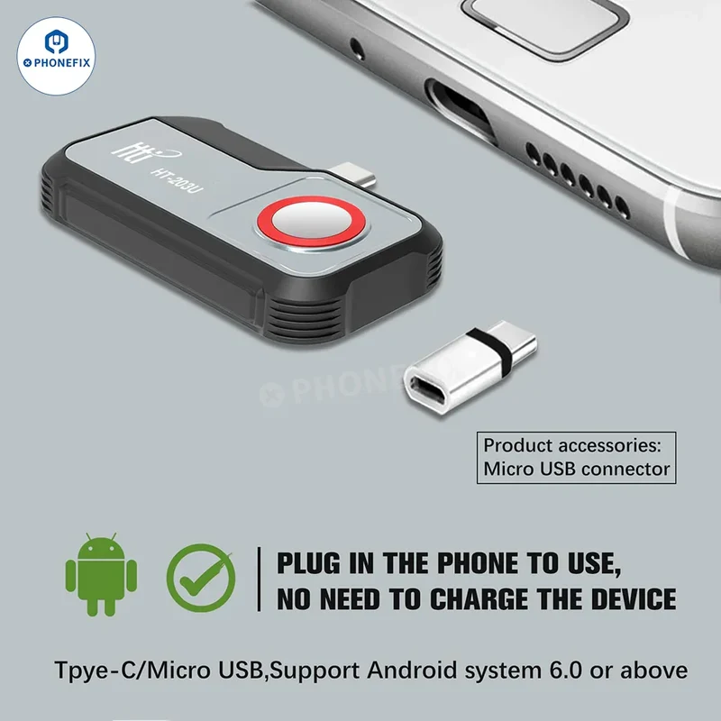Caméra thermique HT-203U pour dépannage de circuits imprimés de téléphones portables