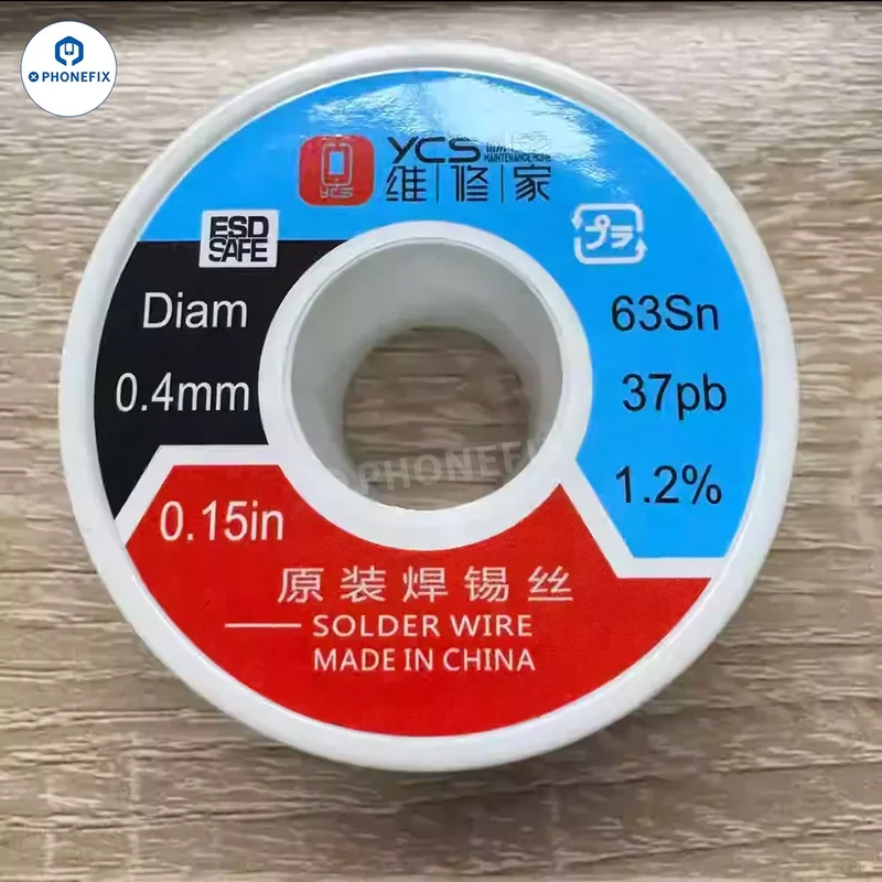 Fil à souder YCS 0.4 mm 0.6 mm pour réparation de carte mère de téléphone