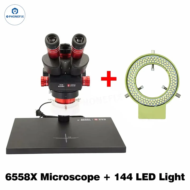 Microscope YCS 6558X recommandé pour outil de réparation mobile