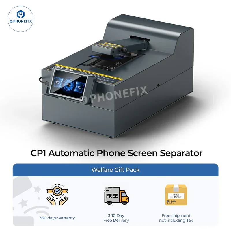 Machine de retrait automatique de séparateur d'écran de téléphone XwitZeal CP1