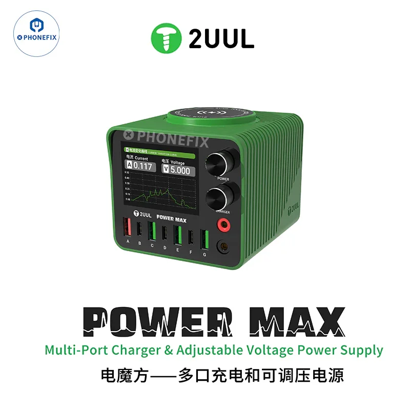 Chargeur 2UUL PC01 POWER MAX, alimentation à tension réglable