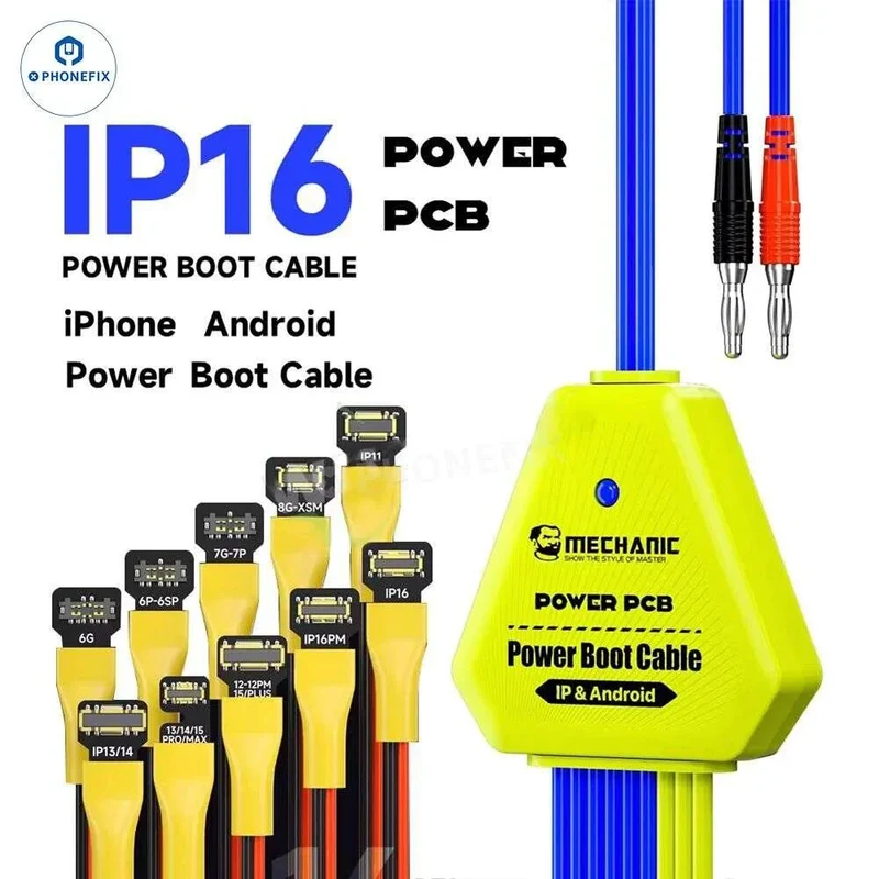 Câble de démarrage PCB MECHANIC POWER pour iPhone 6-16 et téléphones Android