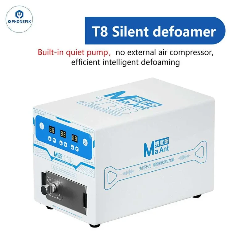 Machine de plastification et de démoussage sous vide pour écran de téléphone MaAnt SU7 T8