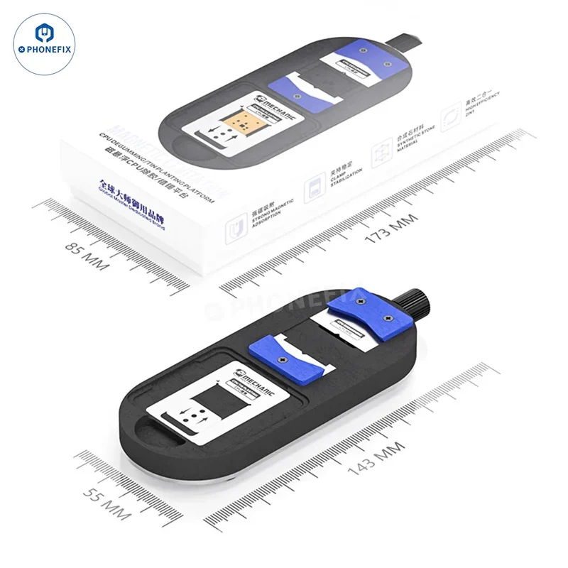 Plateforme de démoulage et d'étamage CPU MagTin X MECHANIC pour iPhone et Android