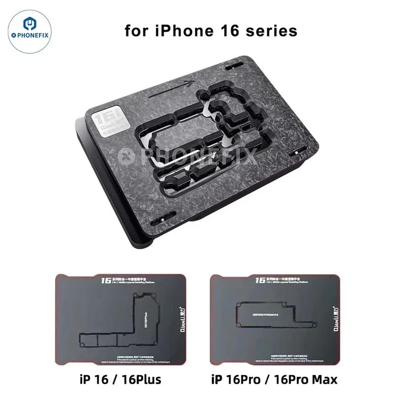 Plateforme de reballage QianLi 16 en 16 pour iPhone 4 Plus/1 Pro Max