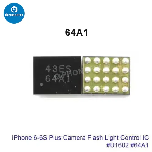 Puce de contrôle de lampe de poche pour alimentation d'appareil photo iPhone