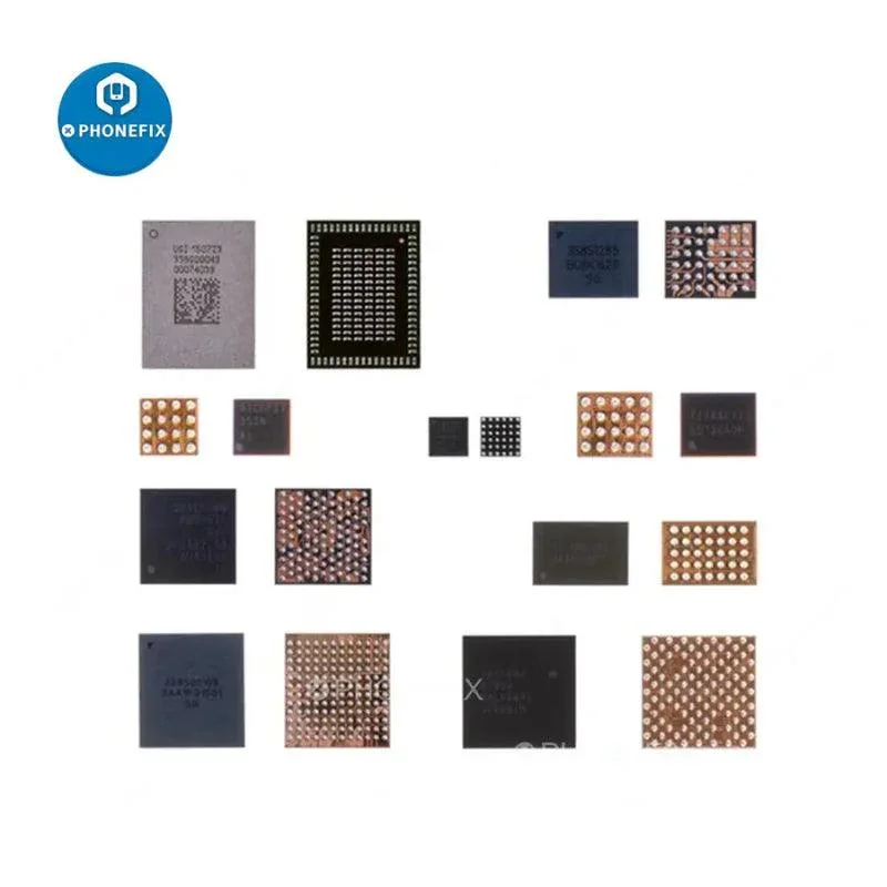 Kit de composants IC pour iPhone X, défauts courants, pour la réparation de la carte logique