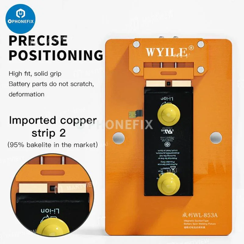 Support de soudage par points magnétique WL-853A pour batterie et soudage BGA