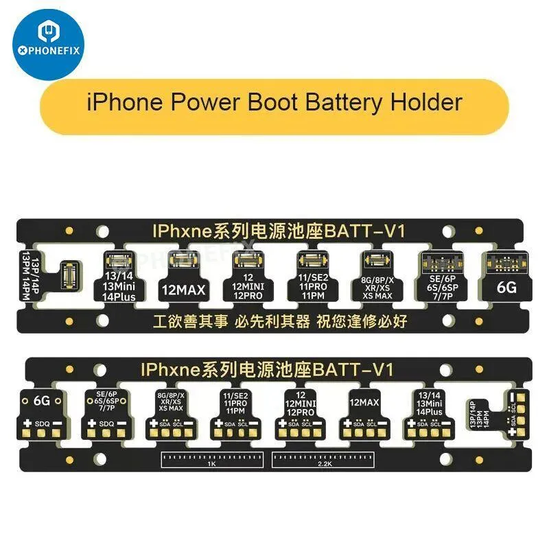 Connecteur de câble de démarrage de la carte mère et de la boucle de batterie pour réparation d'iPhone