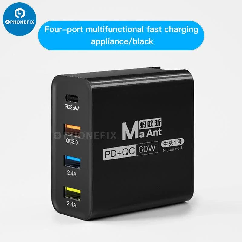 Chargeur rapide USB 1 ports MaAnt Niutou No.60 4 W pour téléphone et tablette