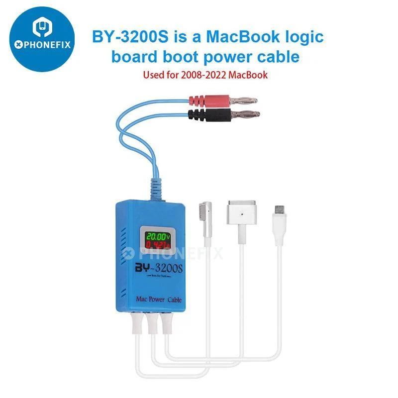 Câble de démarrage BY-3200S pour réparation de la carte mère MacBook (2008-2022)