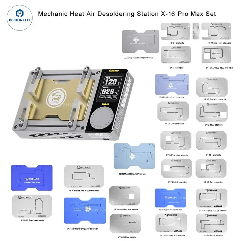 Réparation de la plateforme de préchauffage iT3 pour iPhone X-15 PRO Max