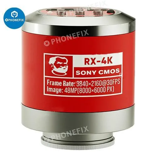 Caméra de microscope industriel RX-4K HD pour réparation de circuits imprimés