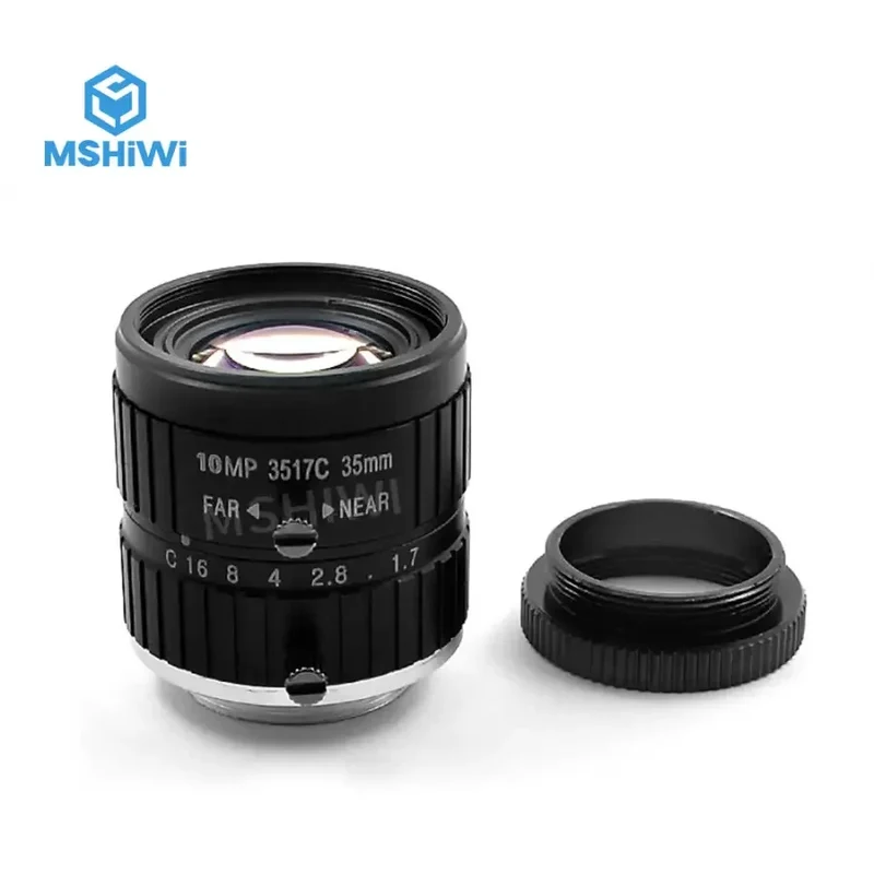 Objectifs à focale fixe 10 MP F1.7 à diaphragme manuel 1" 35 mm pour l'inspection industrielle